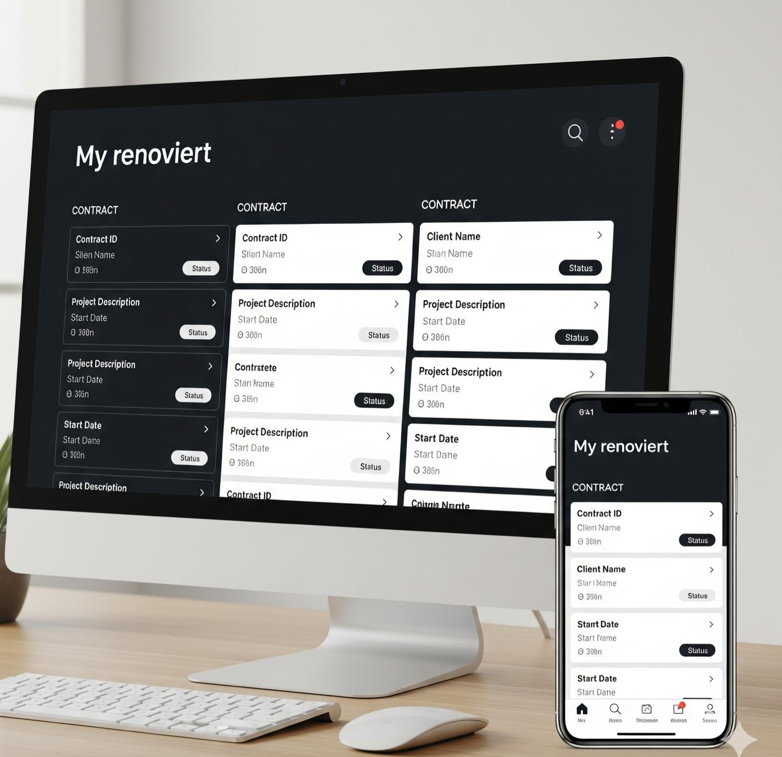 Handwerker App Mockup